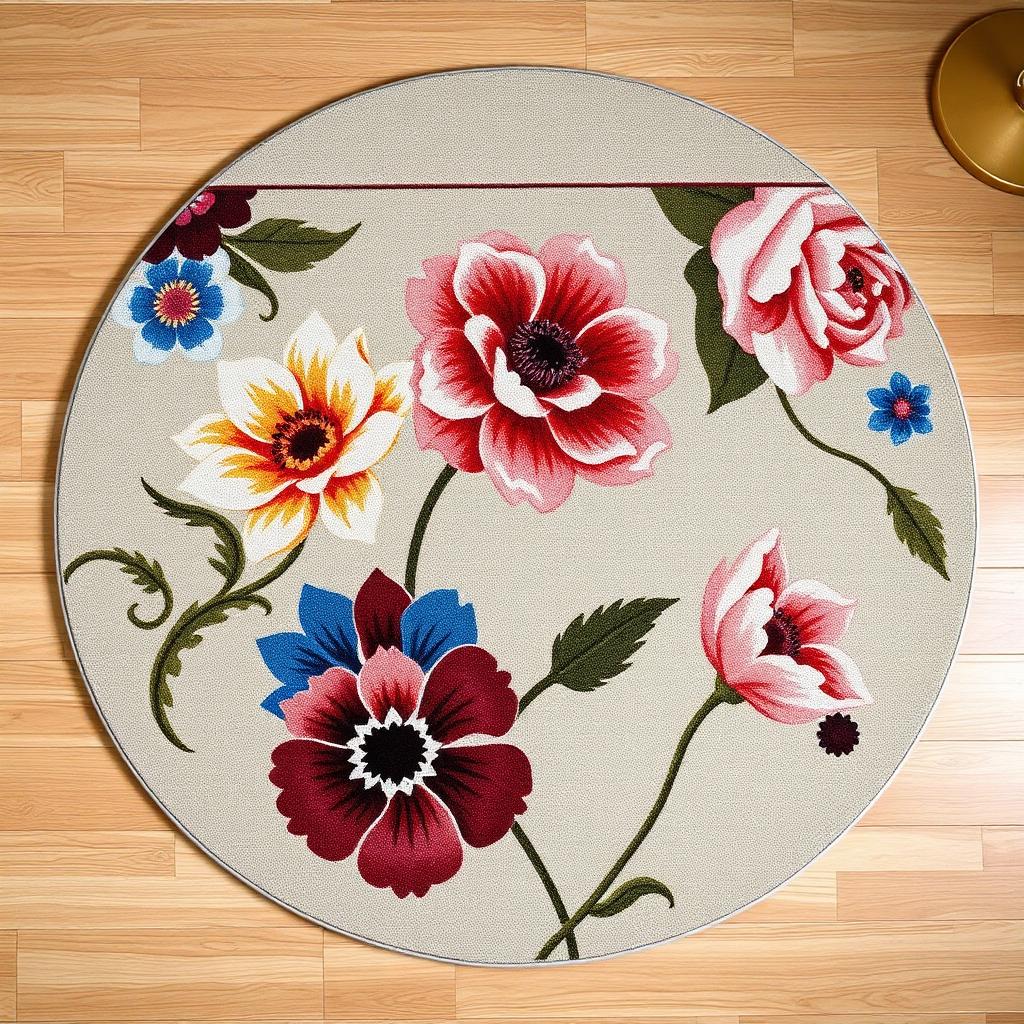 Floral Printed Designer Rug